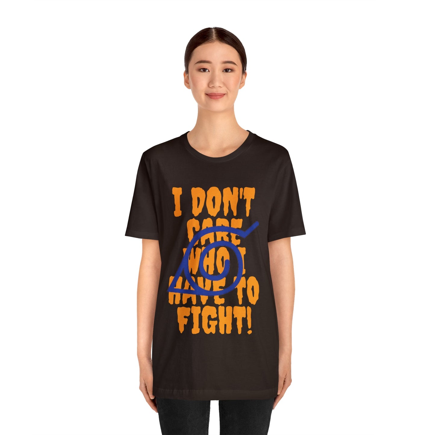 Unisex Ninja Phrases Jersey Short Sleeve Tee anime cosplay theme jutsu kawaii otaku t-shirts
