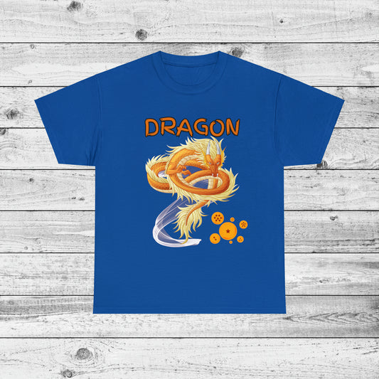 Unisex Heavy Cotton Tee Dragon Monkey Kid Stars