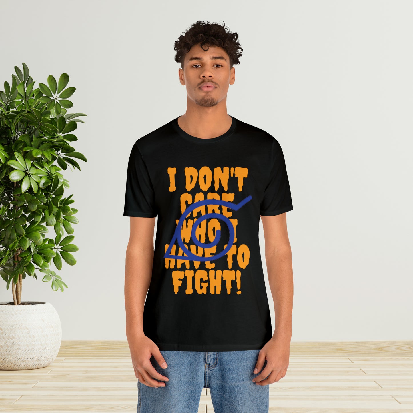 Unisex Ninja Phrases Jersey Short Sleeve Tee anime cosplay theme jutsu kawaii otaku t-shirts