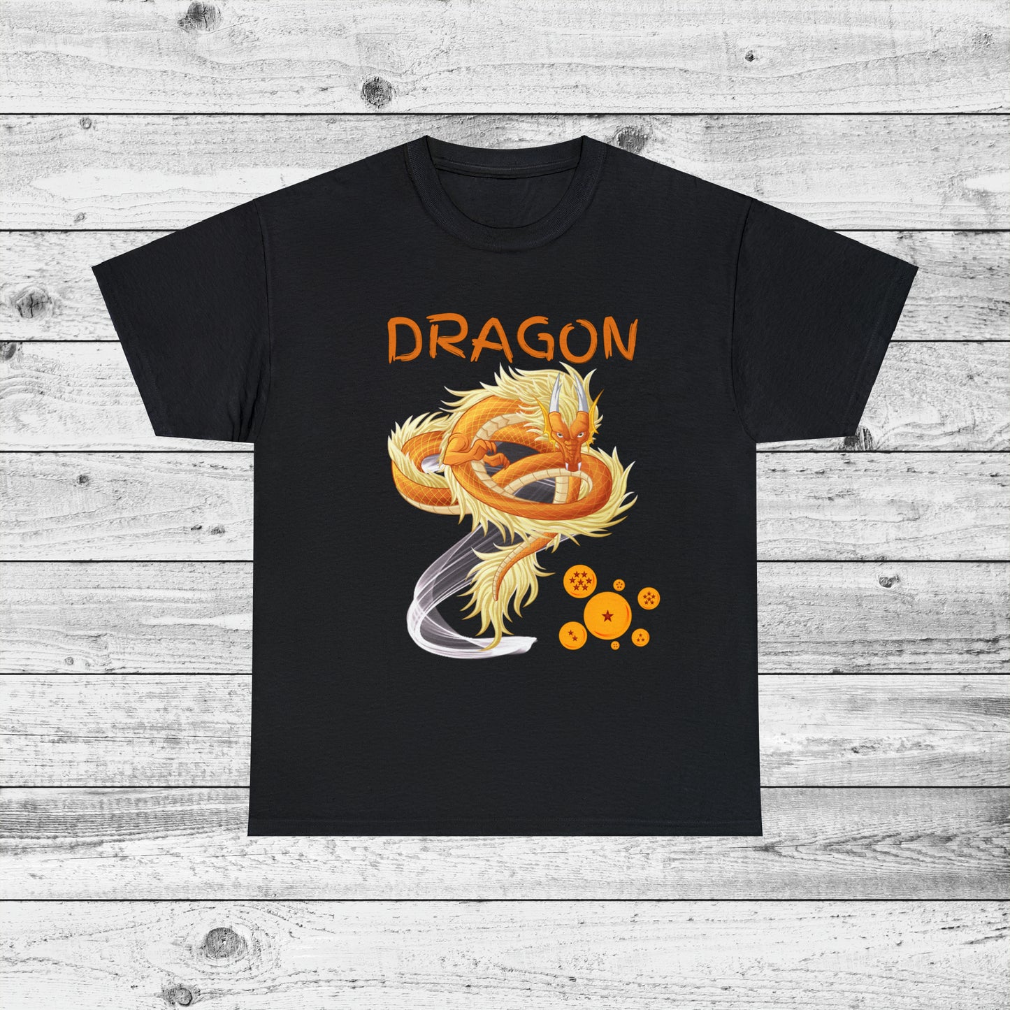 Unisex Heavy Cotton Tee Dragon Monkey Kid Stars