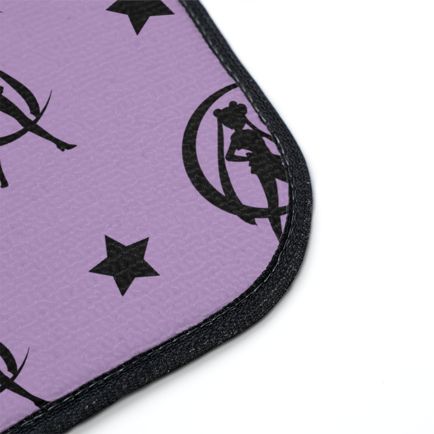 Car Floor Mats, 1pc Silhouette Purple and Black Moon
