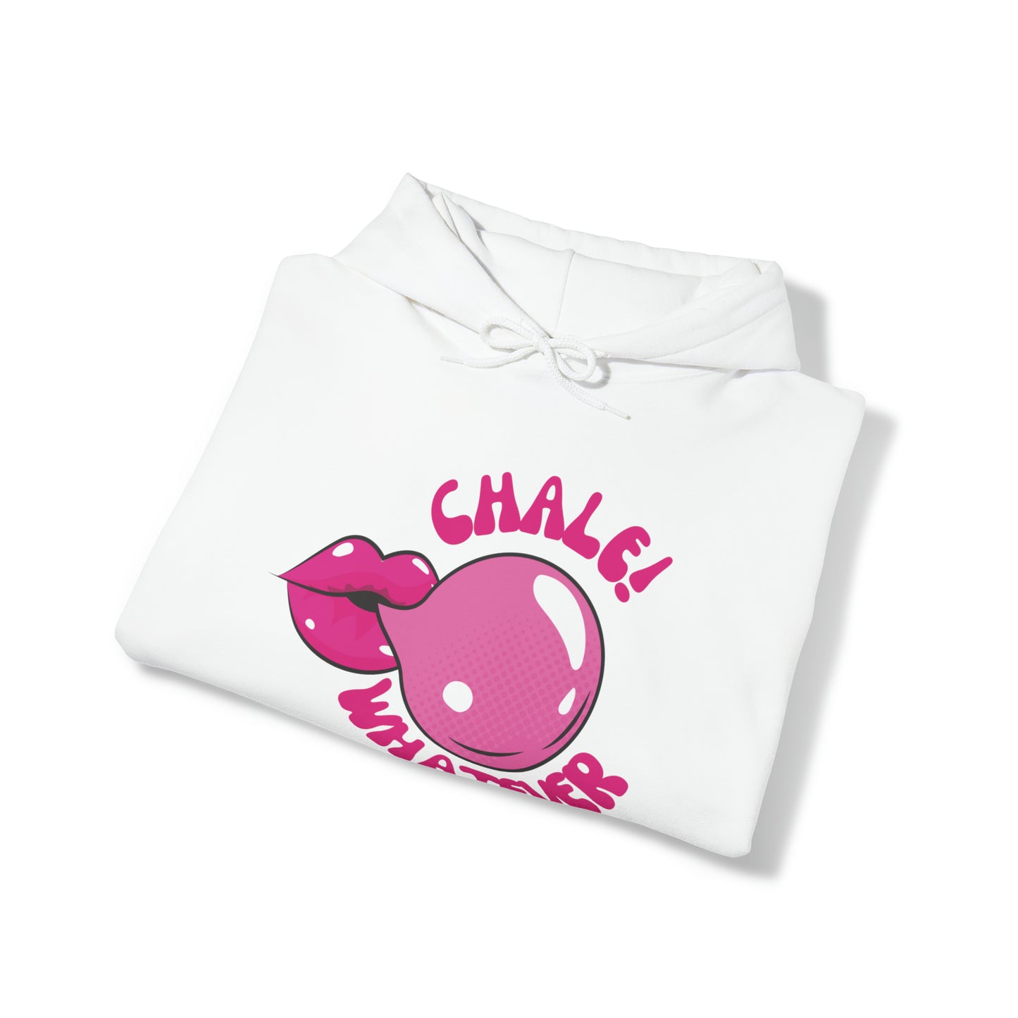 Unisex Heavy Blend™ Hooded Sweatshirt Bubble gum lips mexican words