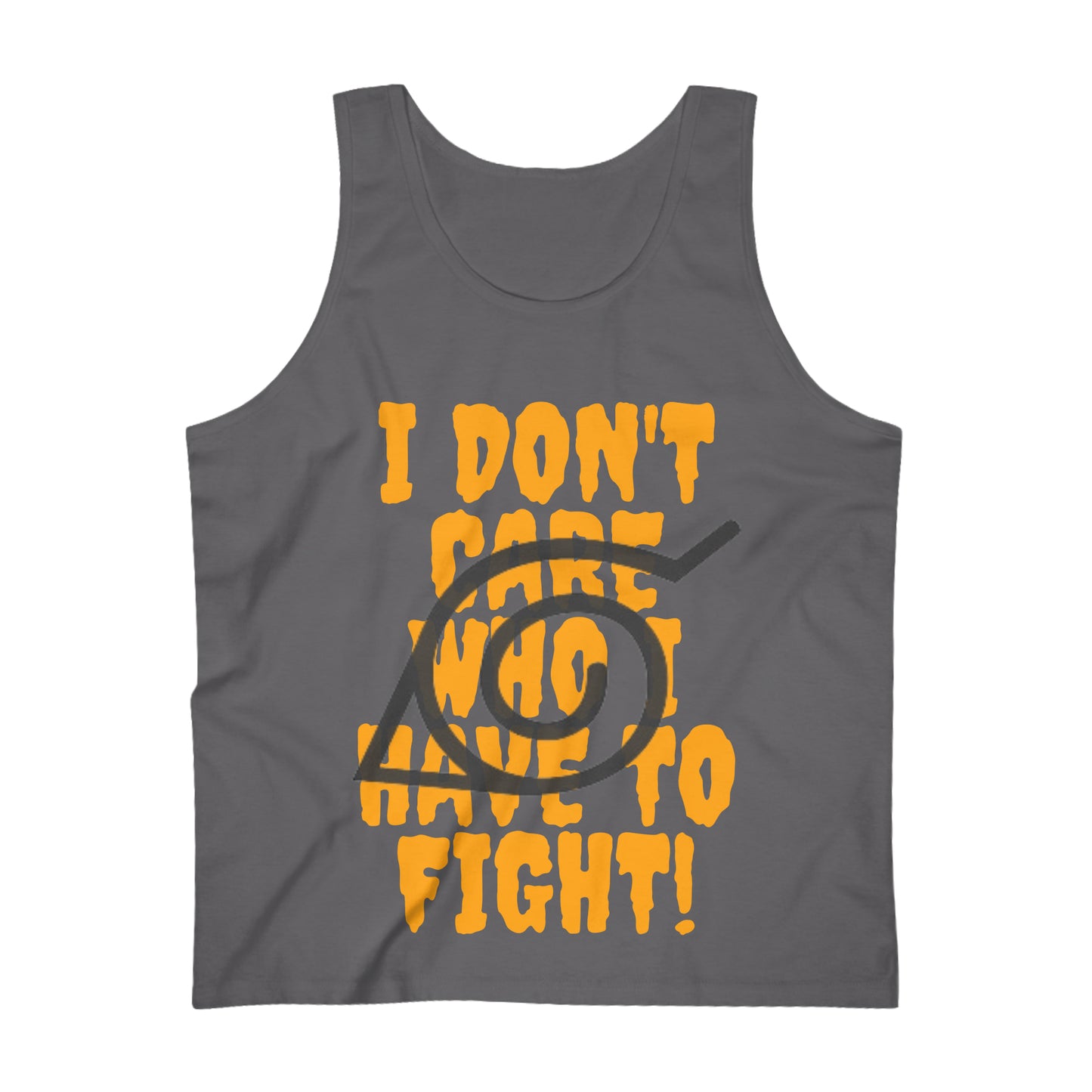 Men's Ninja Anime Cosplay Jutsu Ultra Cotton Tank Top otaku boyfriend cool shirt japanese shows