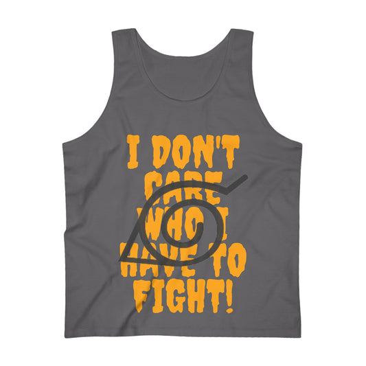 Men's Ninja Anime Cosplay Jutsu Ultra Cotton Tank Top otaku boyfriend cool shirt japanese shows