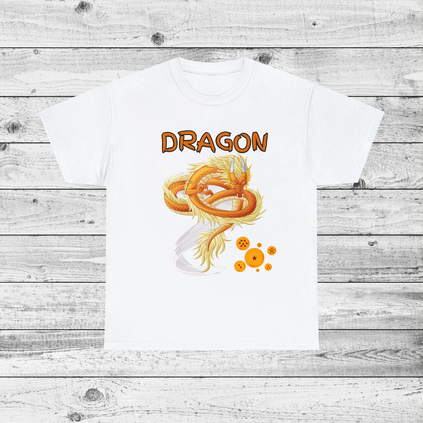 Unisex Heavy Cotton Tee Dragon Monkey Kid Stars