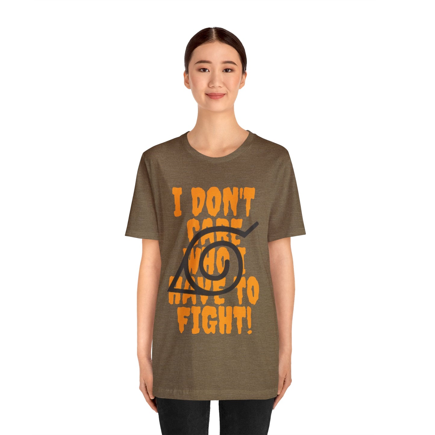 Unisex Ninja Phrases Jersey Short Sleeve Tee anime cosplay theme jutsu kawaii otaku t-shirts