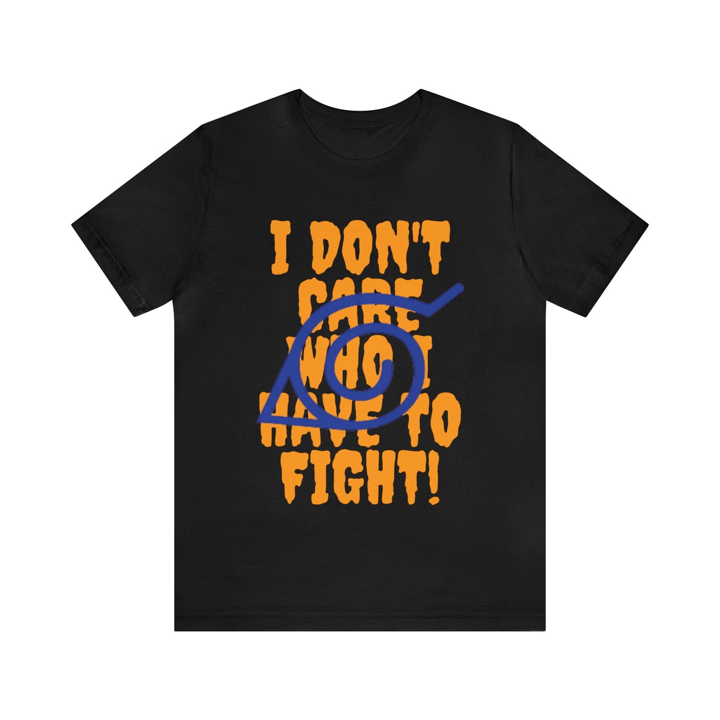 Unisex Ninja Phrases Jersey Short Sleeve Tee anime cosplay theme jutsu kawaii otaku t-shirts