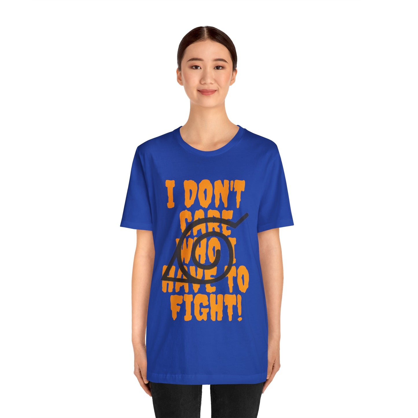 Unisex Ninja Phrases Jersey Short Sleeve Tee anime cosplay theme jutsu kawaii otaku t-shirts