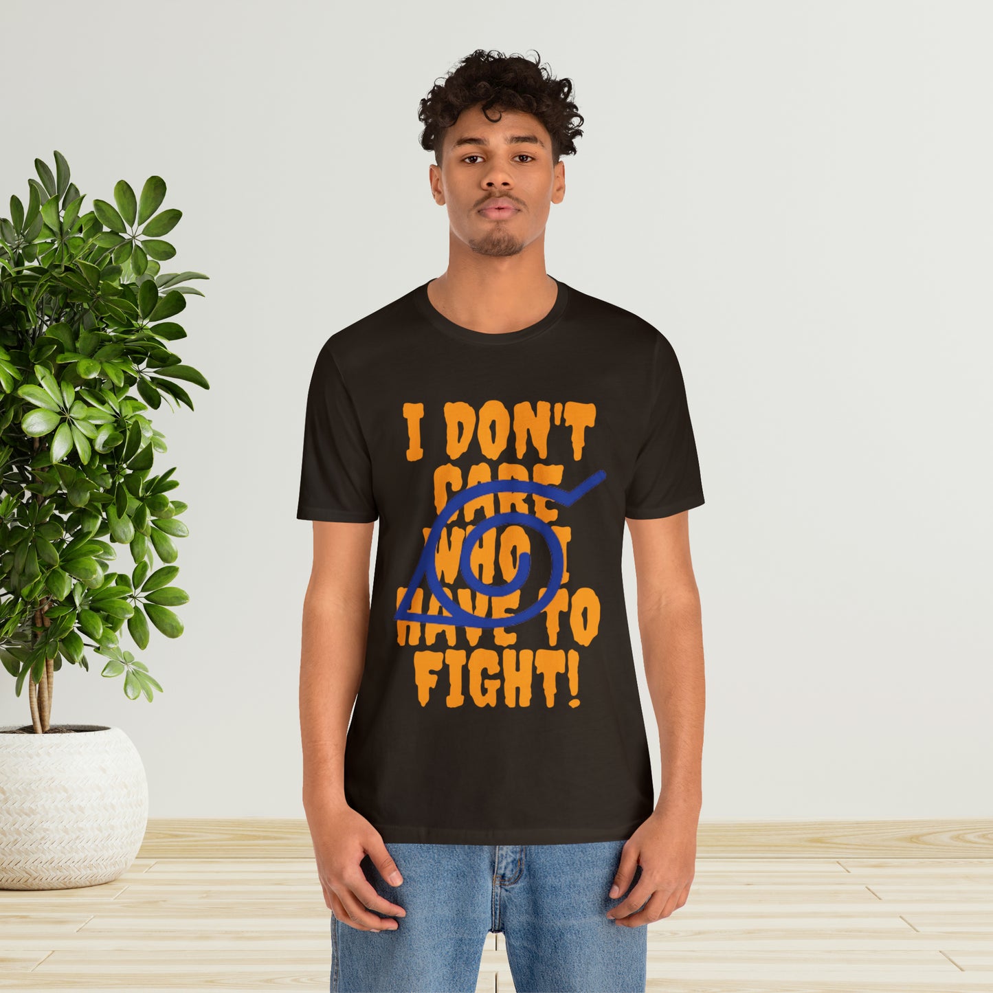 Unisex Ninja Phrases Jersey Short Sleeve Tee anime cosplay theme jutsu kawaii otaku t-shirts