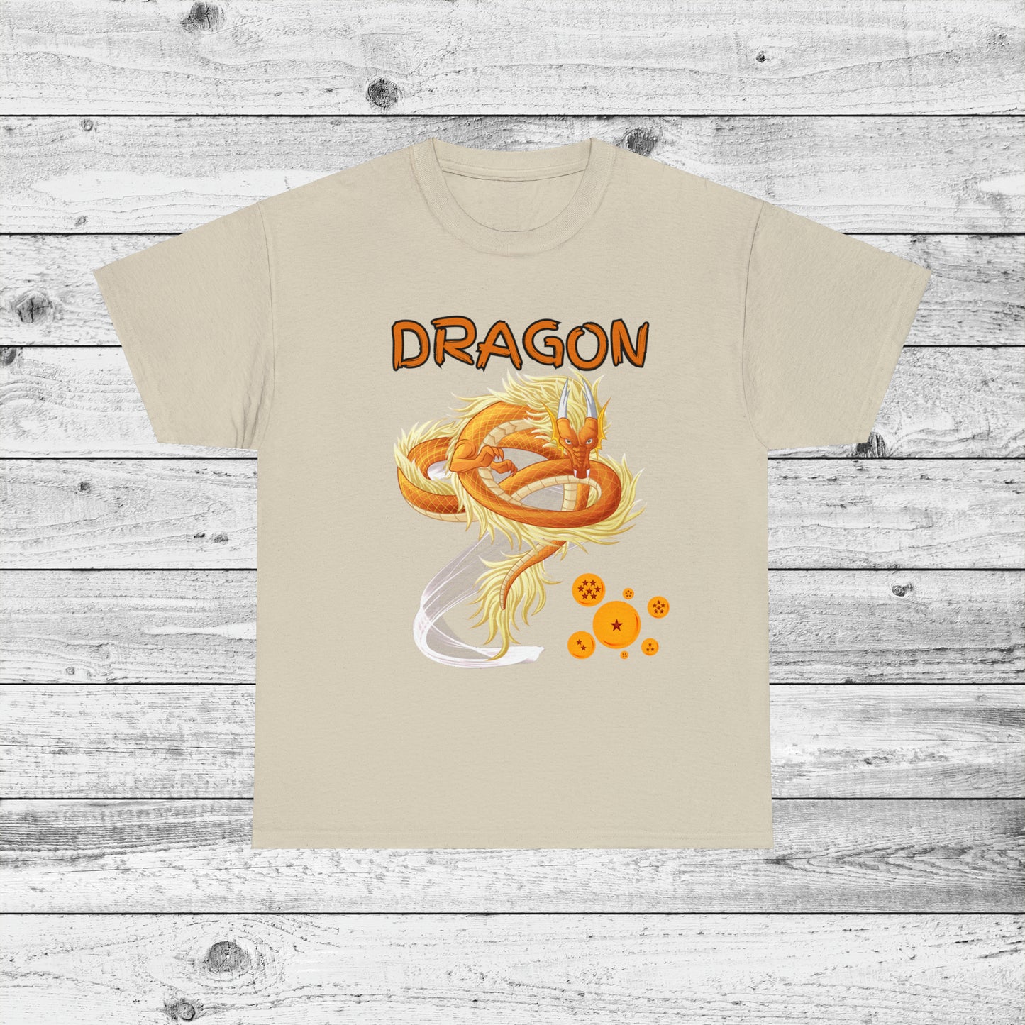 Unisex Heavy Cotton Tee Dragon Monkey Kid Stars