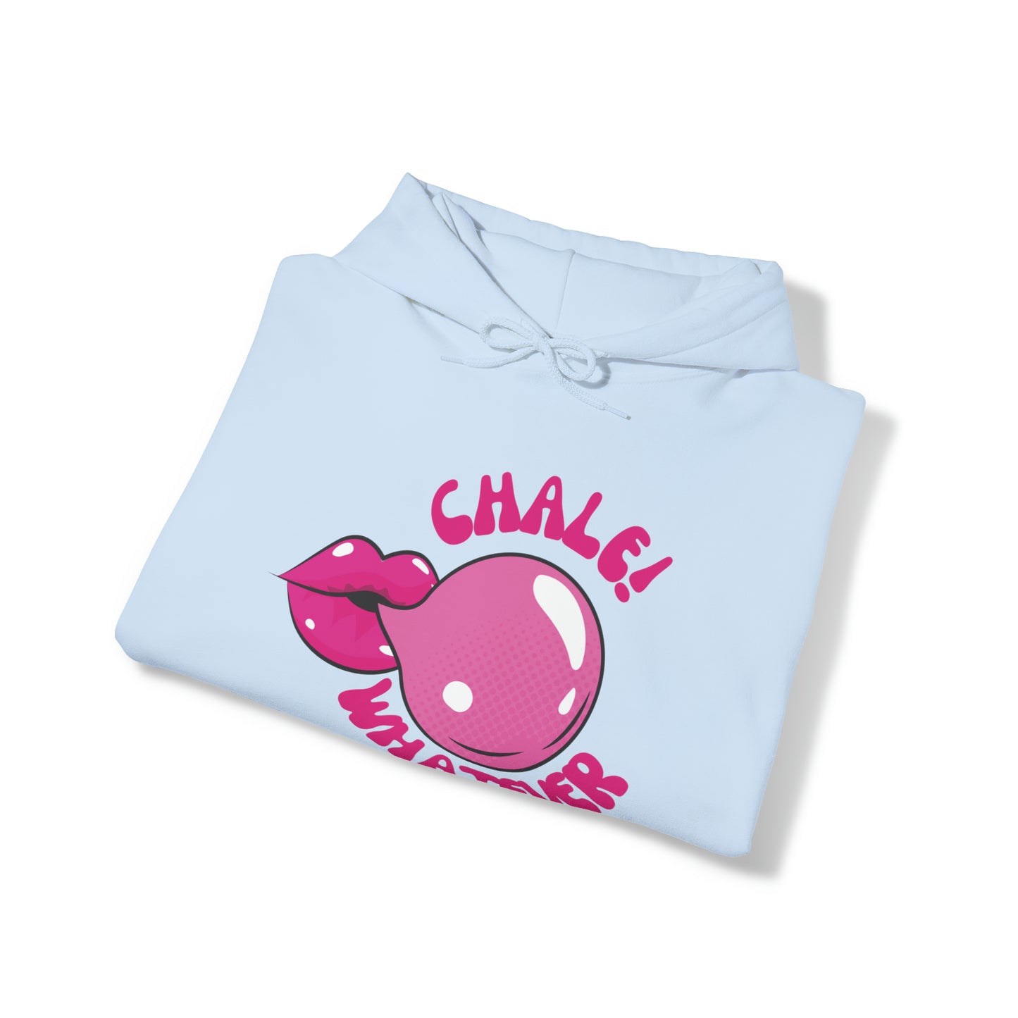 Unisex Heavy Blend™ Hooded Sweatshirt Bubble gum lips mexican words