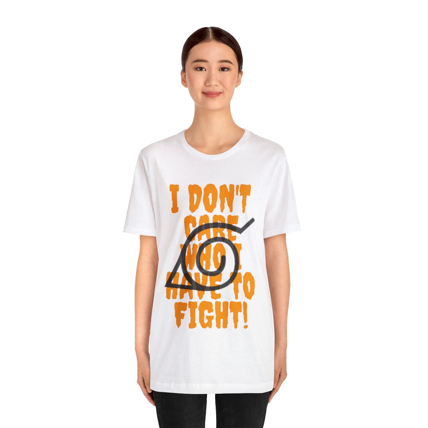 Unisex Ninja Phrases Jersey Short Sleeve Tee anime cosplay theme jutsu kawaii otaku t-shirts