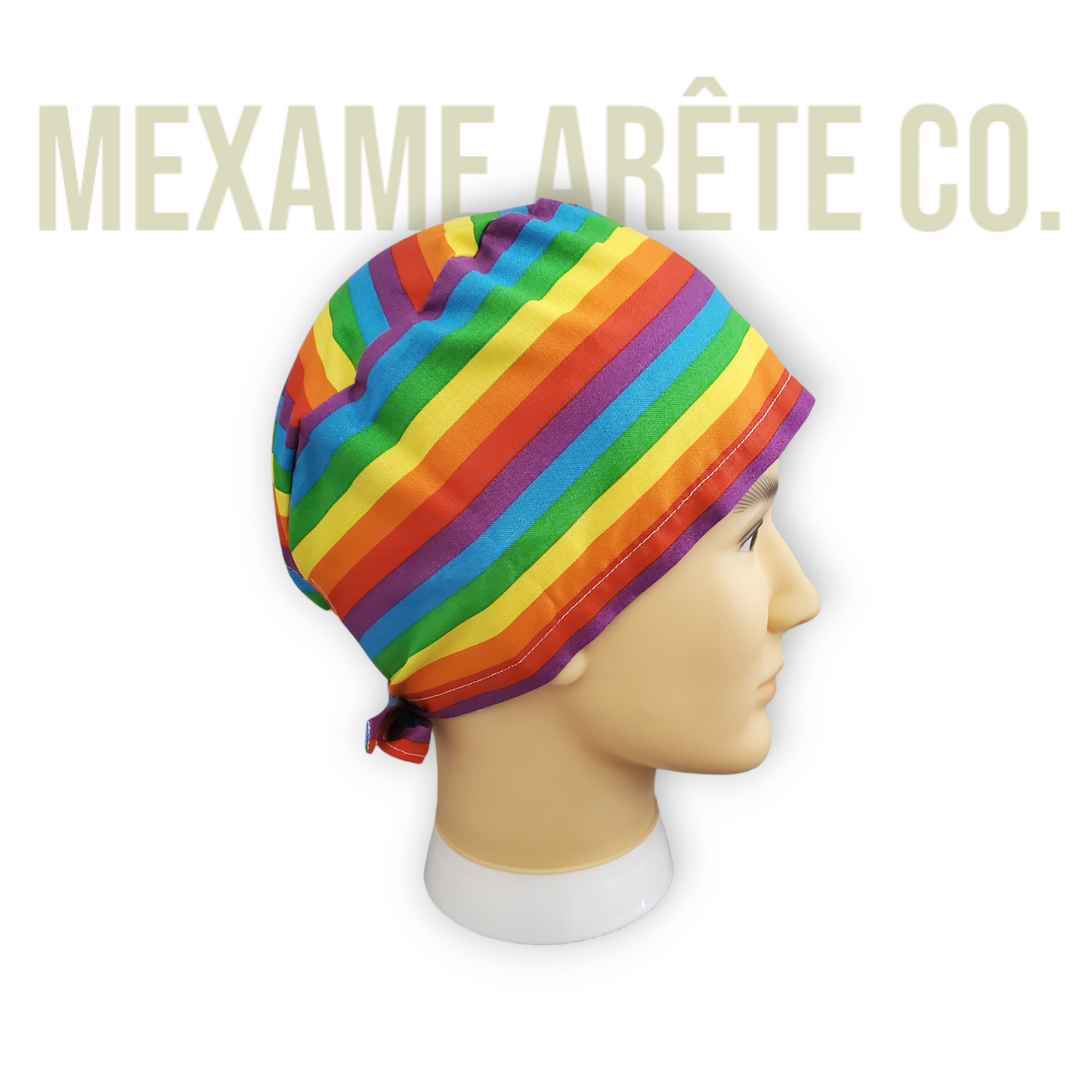 Gorro Médico Pelo Corto Rainbow Pride