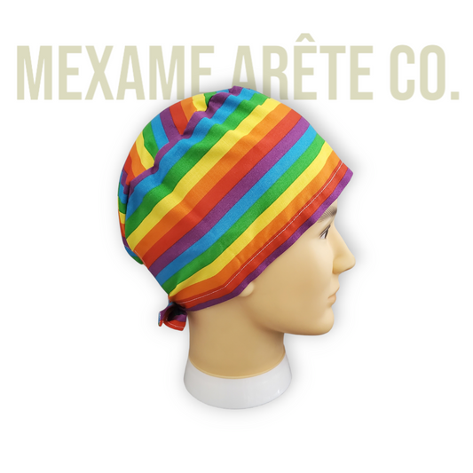 Gorro Médico Pelo Corto Rainbow Pride