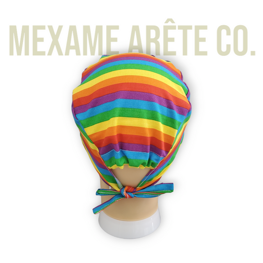 Gorro Médico Pelo Corto Rainbow Pride