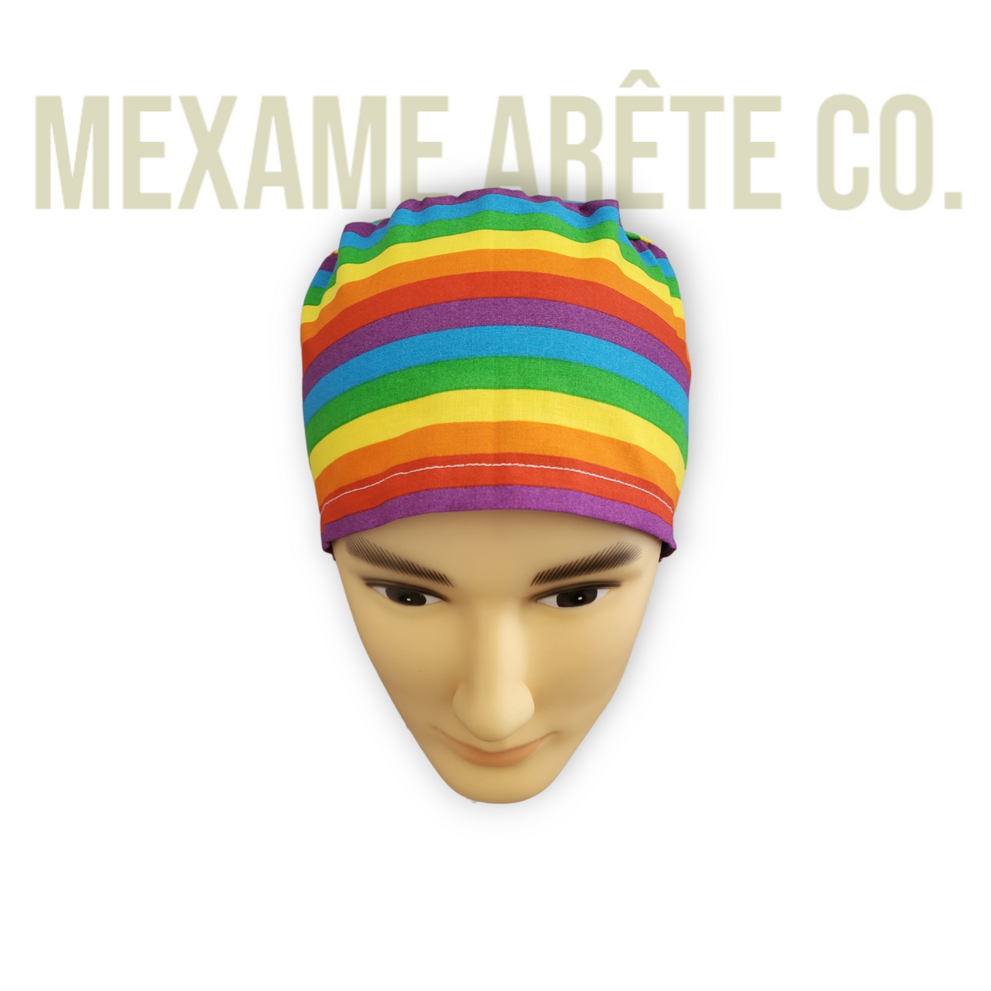 Gorro Médico Pelo Corto Rainbow Pride