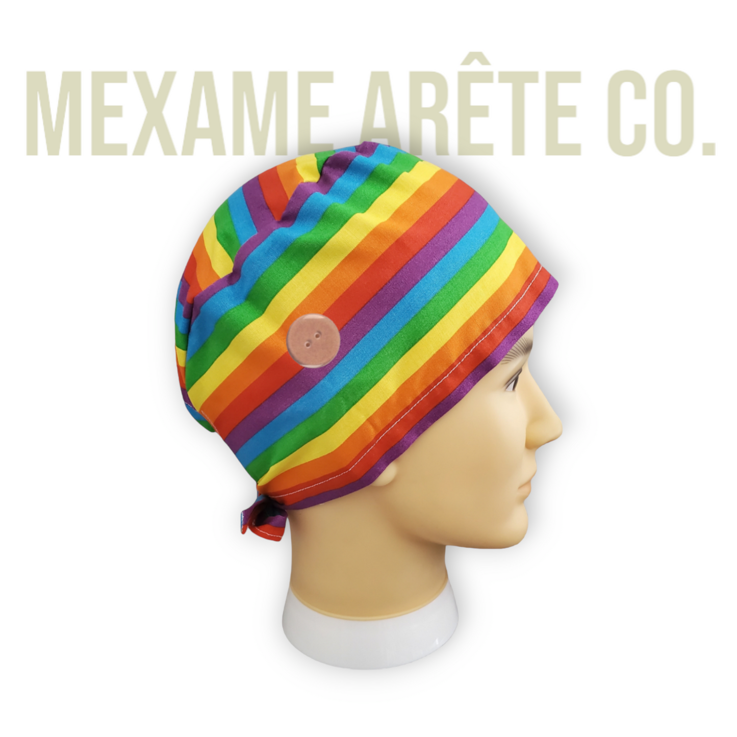 Gorro Médico Pelo Corto Rainbow Pride