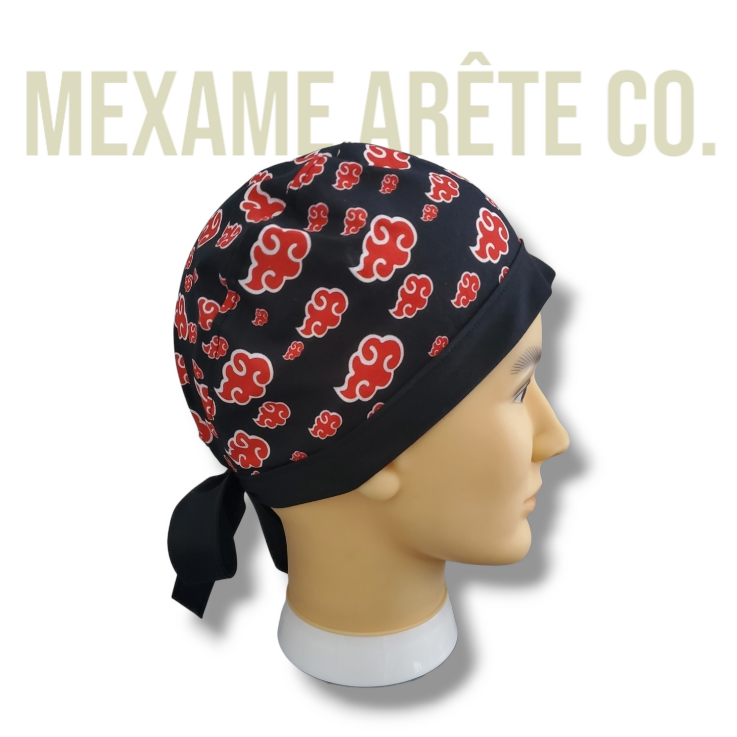 Color Band Short Hair Scrub Cap Akatsuki Cloud