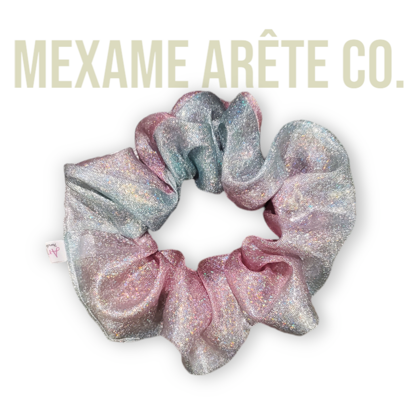 XL Scrunchi Hair accessory iridescent pink