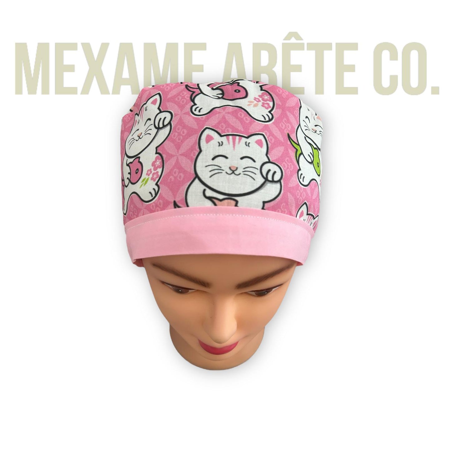 Gorro Médico Gato de la Suerte Japonés