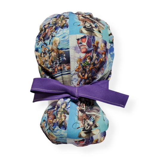 Gorro Médico Ataque Gigante Púrpura