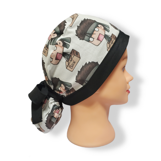 Gorro Médico Ninja Anime Guy en una Caja