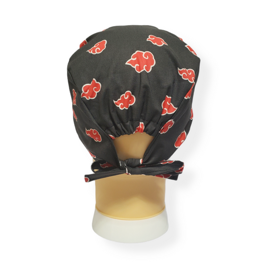 Gorro Médico Pelo Corto Rojo Aka Villages Clouds
