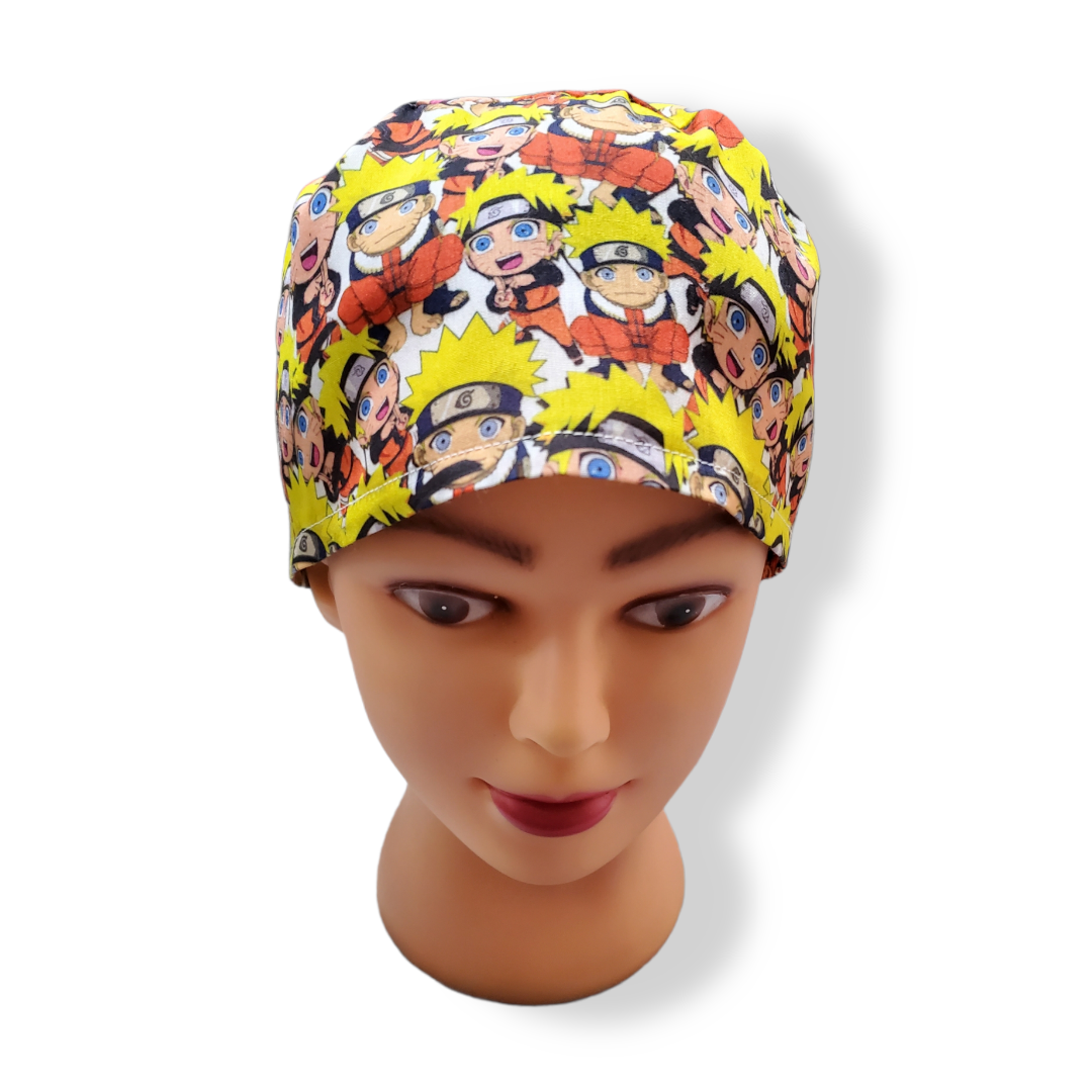 Gorro Médico Pelo Corto Yellow Hair Ninja