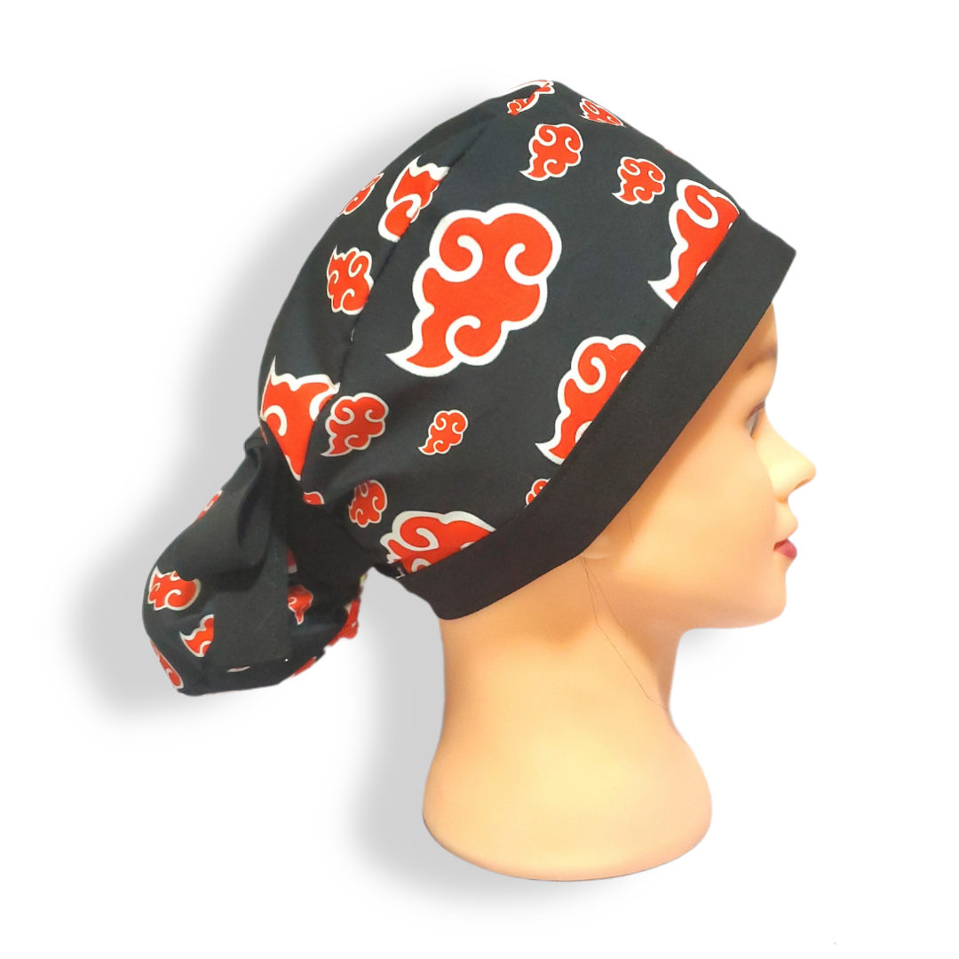 Gorro Médico Anime Nube Roja Amanecer