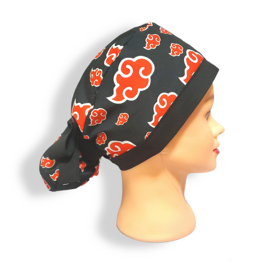 Gorro Médico Anime Nube Roja Amanecer
