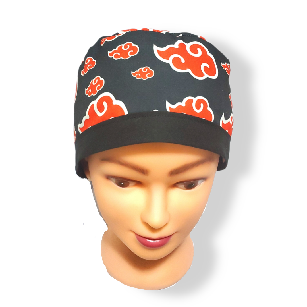 Gorro Médico Anime Nube Roja Amanecer