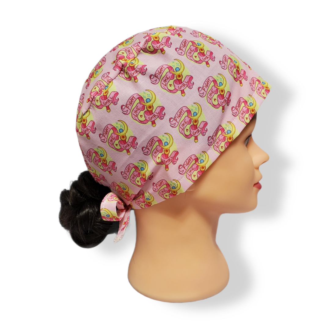 Short Hair Scrub Cap Fight Like a Girl