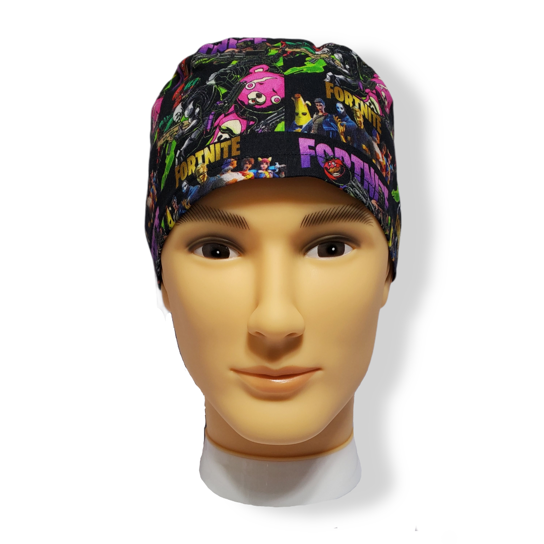 Gorro Médico Pelo Corto Oso Rosa Juego