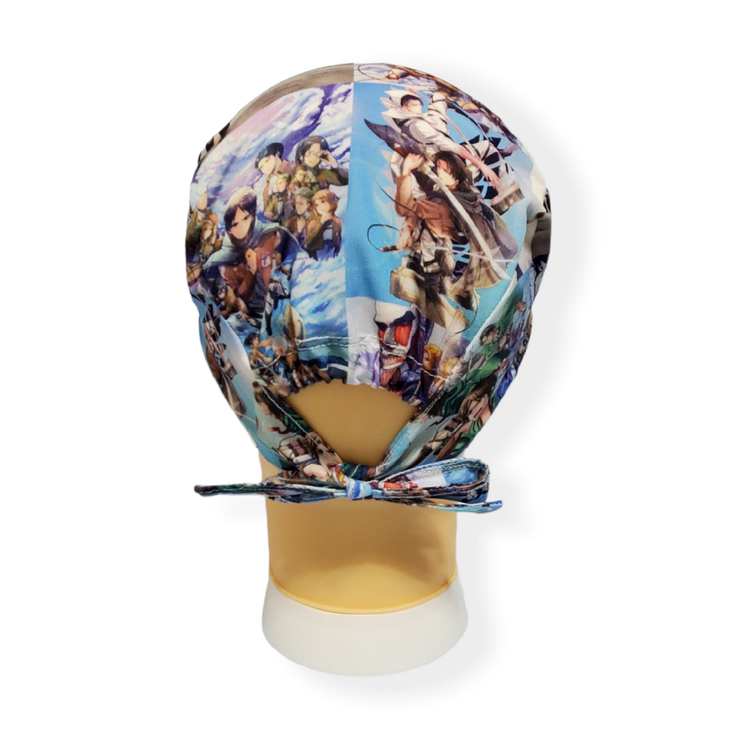 Short Hair Scrub Cap Blue Giant Attack