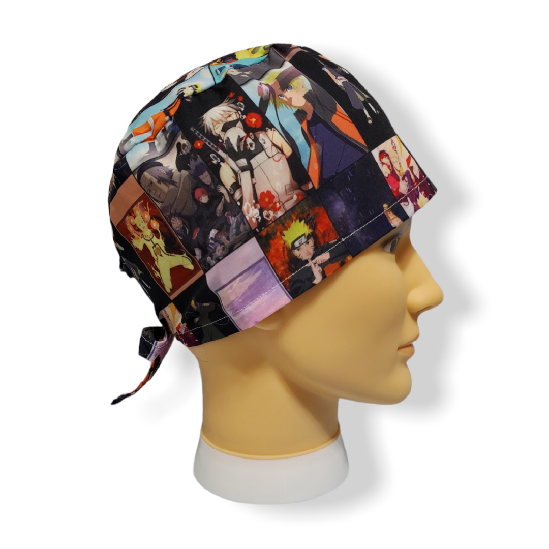 Gorro Médico Pelo Corto Uzumaki Ninja