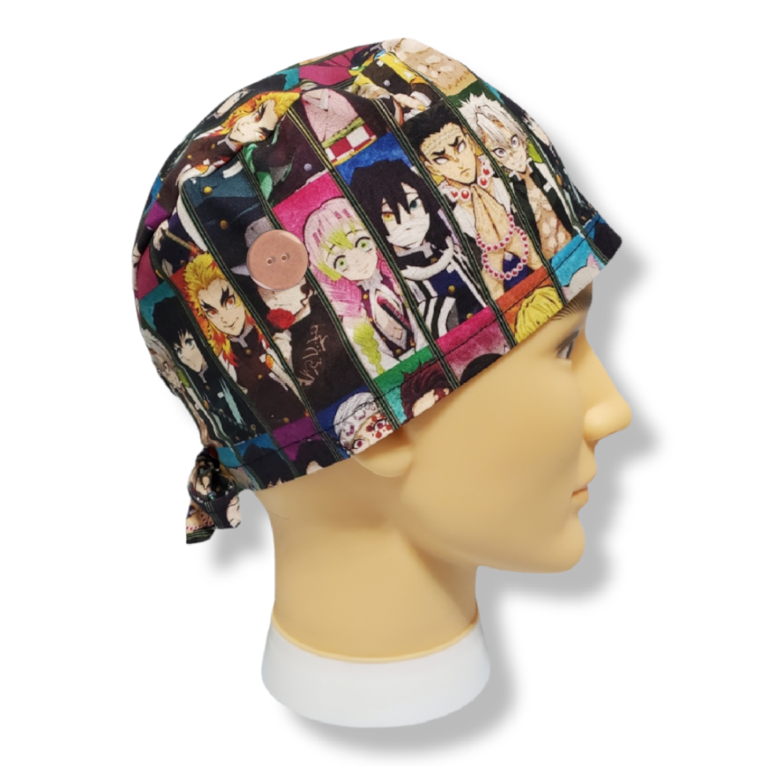 Gorro Médico Pelo Corto Kimono Punishers