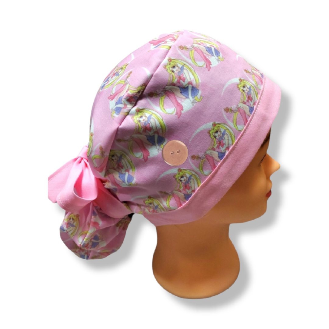 Gorro Médico Rosa Pastel Monnie Moon