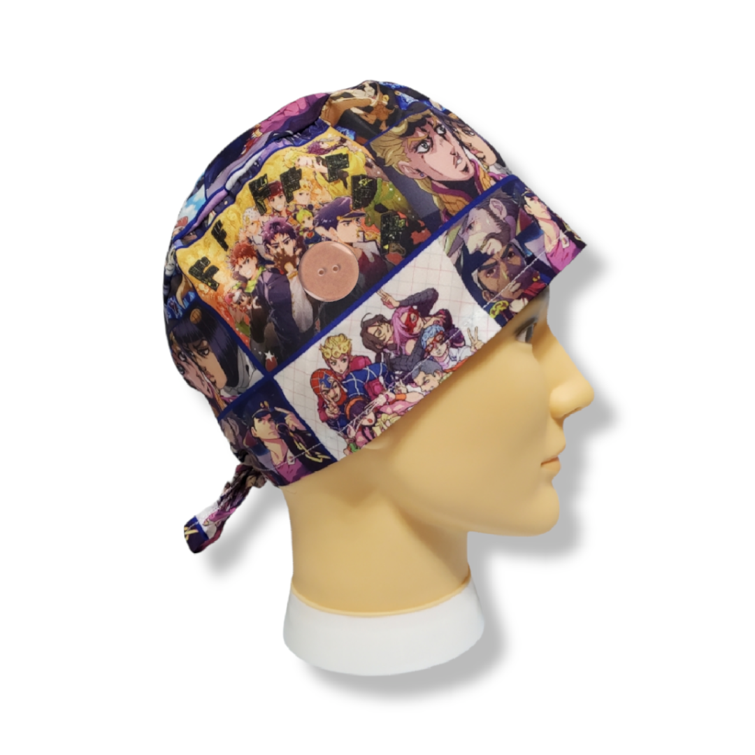 Short Hair Scrub Cap Jojo's