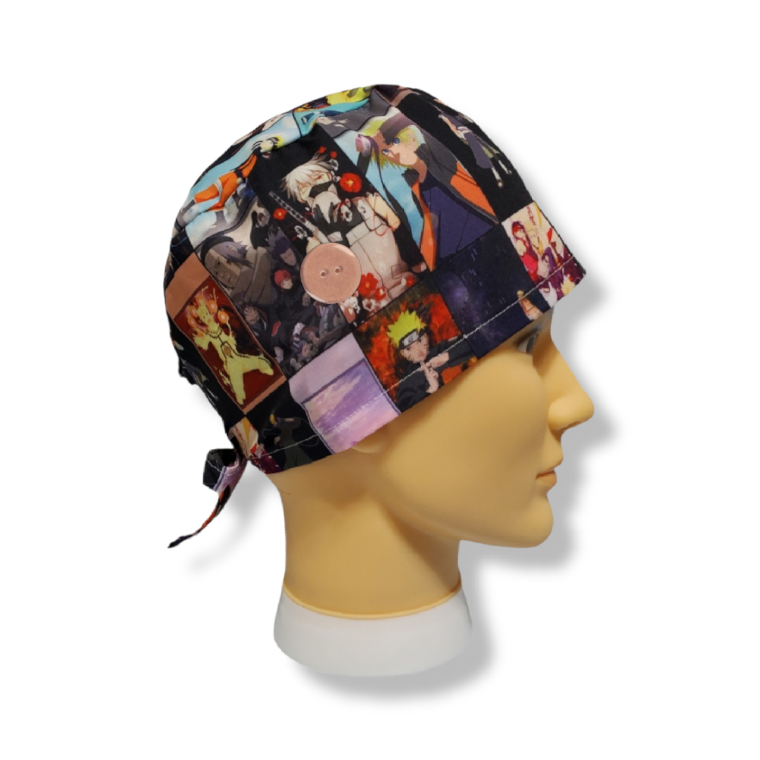 Gorro Médico Pelo Corto Uzumaki Ninja