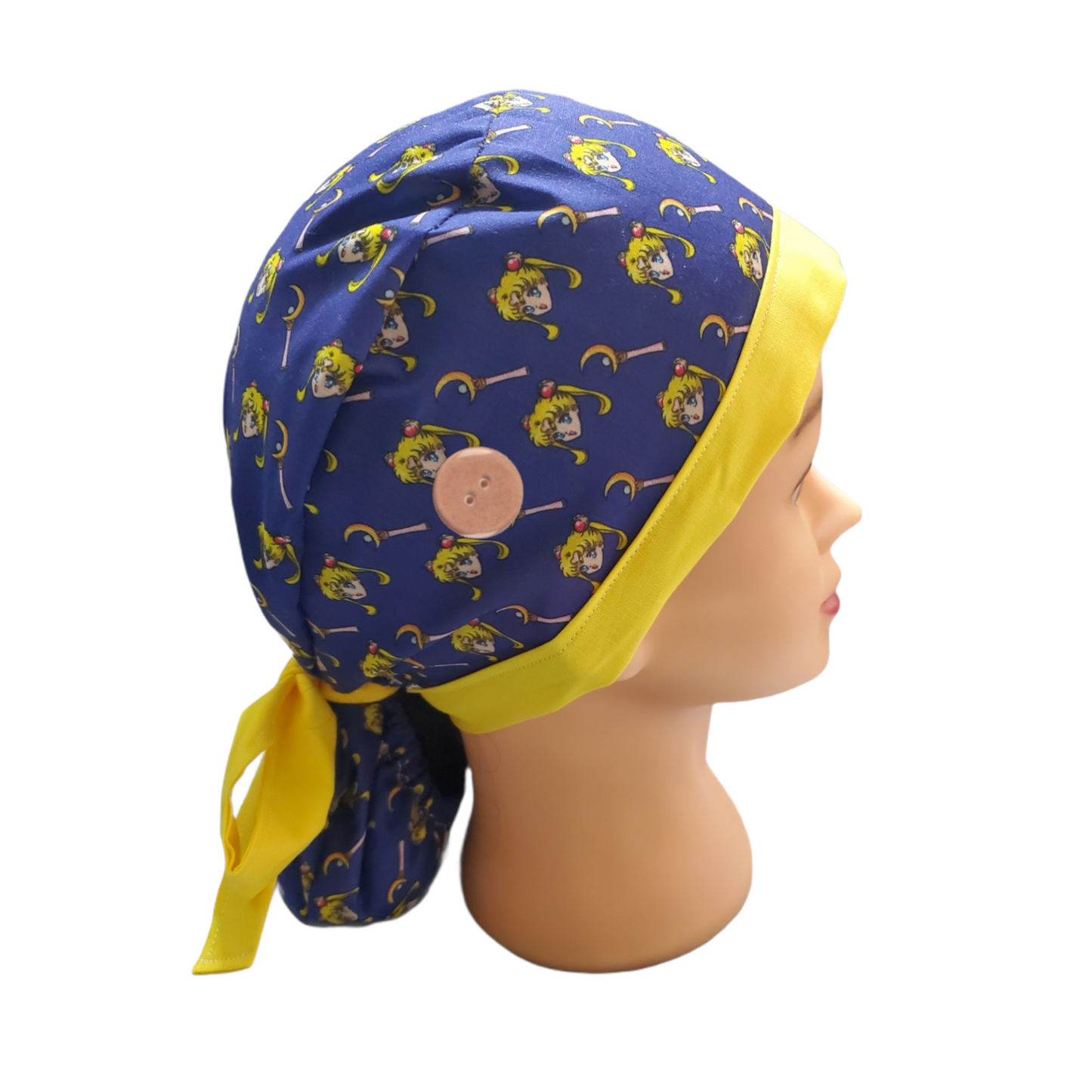 Gorro Médico Cara de Marinero y Varita Azul