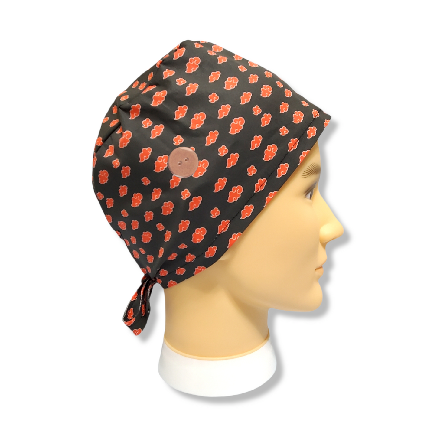 Short Hair Scrub Cap Red Aka Mini Clouds