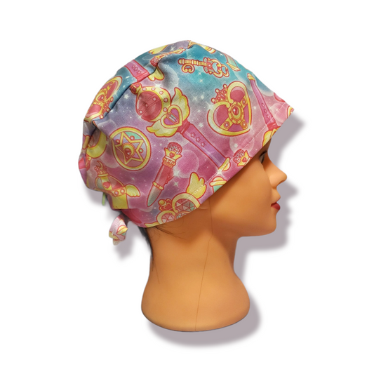 Short Hair Scrub Cap Magical Girls