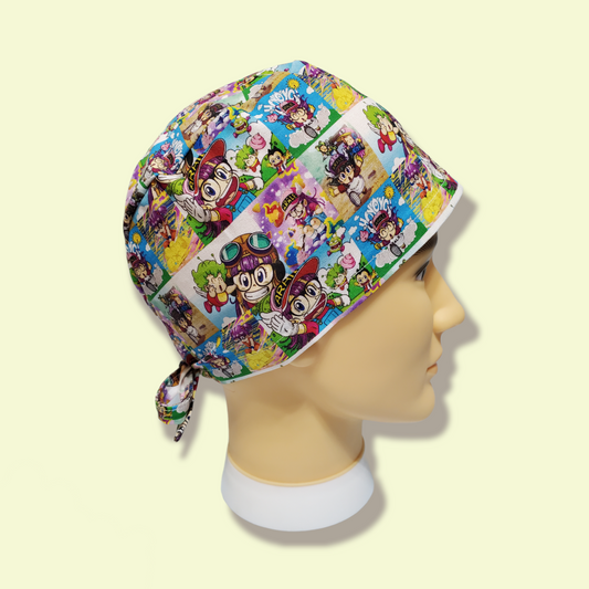 Short Hair Scrub Cap Android Anime Girl Arale