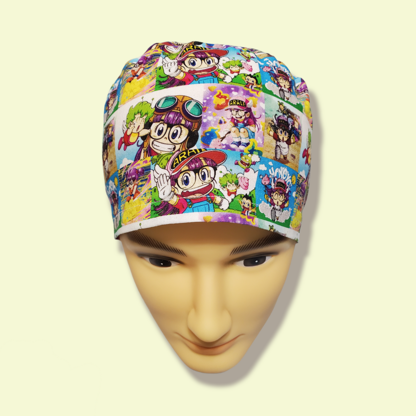 Short Hair Scrub Cap Android Anime Girl Arale