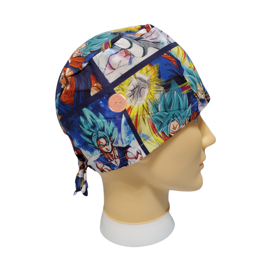 Gorro Médico Pelo Corto Goku Saiyayin