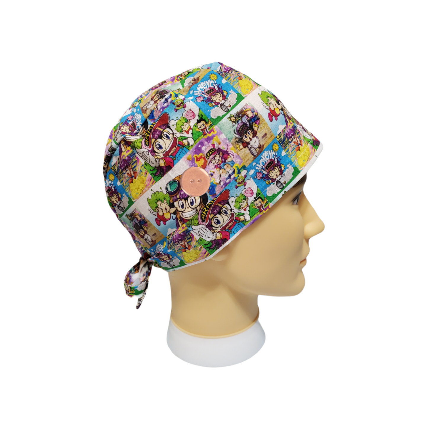 Short Hair Scrub Cap Android Anime Girl Arale