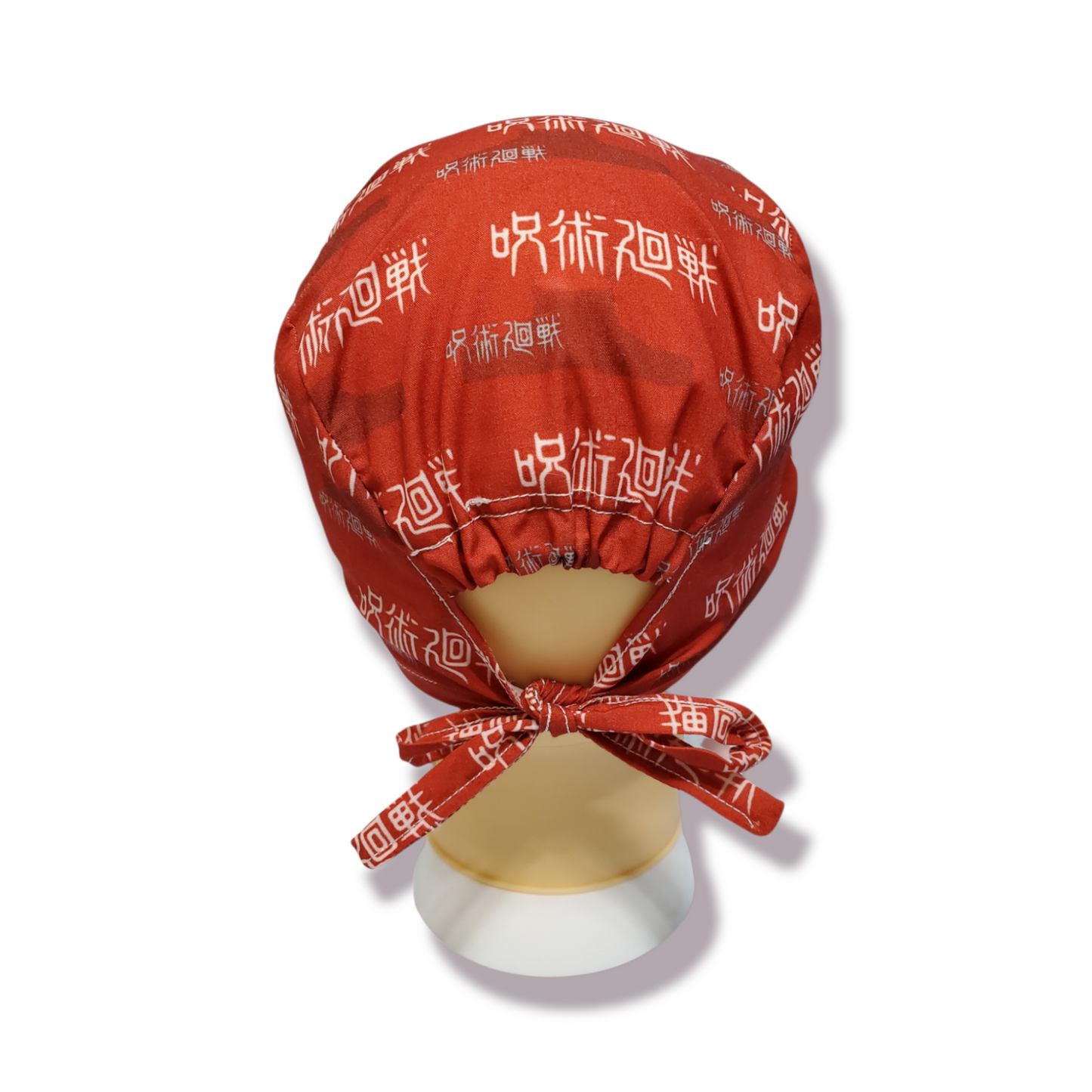 Short Hair Scrub Cap Red Cursed Masters