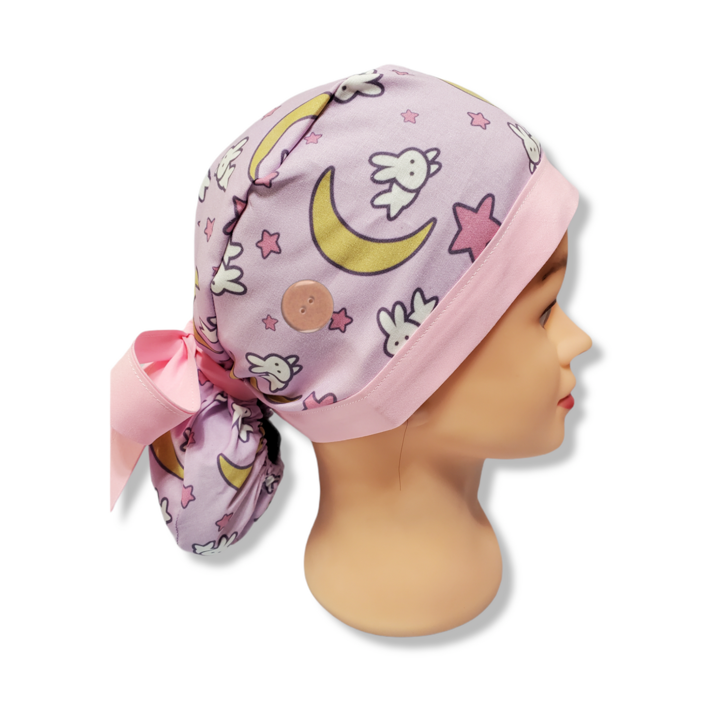 Gorro Médico Conejito, Luna y Estrellas