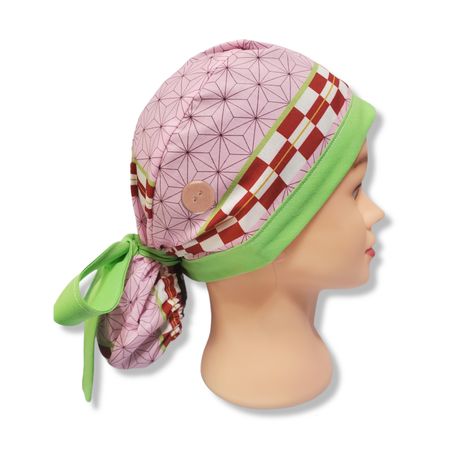 Gorro Médico Tradicional Kimomo Verde Nezuko