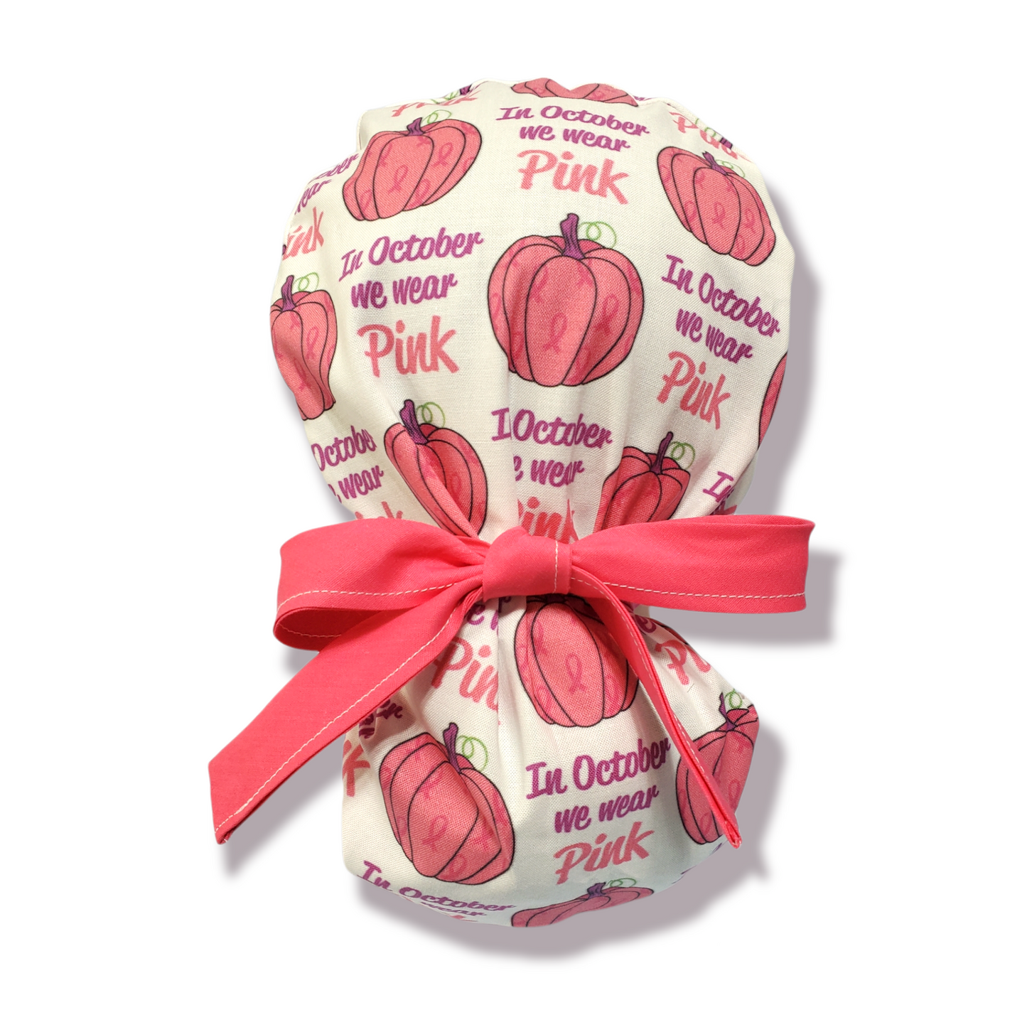 En octubre usamos gorro quirúrgico rosa